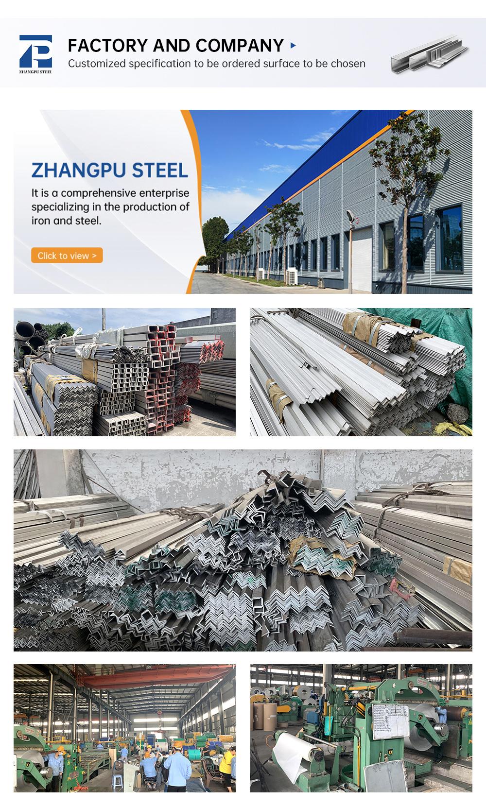 Hot Rolled 201 304 316L 430 Stainless Steel Unequal / Equal Angle Steel Bar