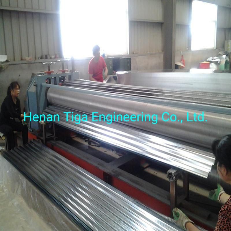 Stamp Regular Spangle 9 Waves Corrugated Galvanized Roof Tiles