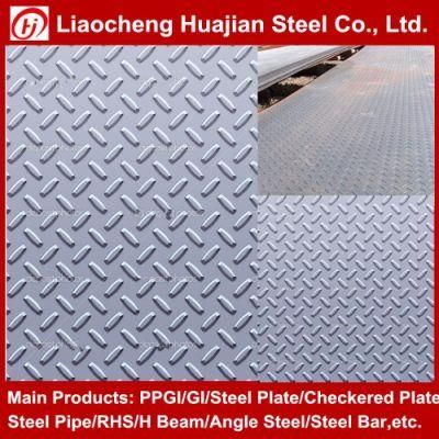 A36 Grade Supplier Hot Rolled Steel Checkered Chequered Plate