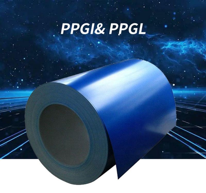 0.12-5.0mm Prepainted Steel Coil Color Coated Steel Coil China Manufacturer Ral Steel PPGI/PPGL