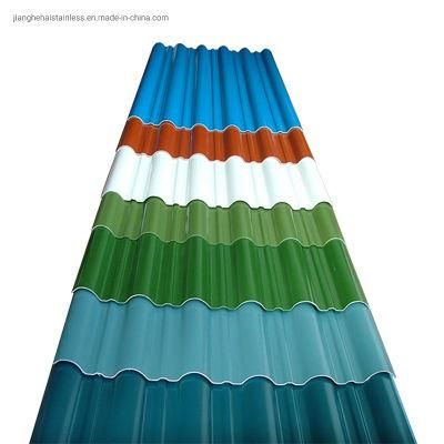 PPGL Corrugated Iron Sheets Color Coated Prepainted Roofing Sheets Gl Corrugated Steel Sheet