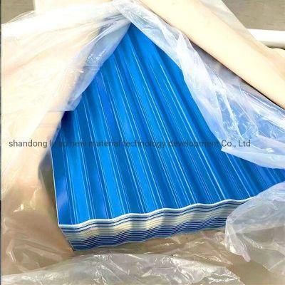 Galvalume Corrugated Coated Price Ral9002 PPGI Roofing Color Coated Steel Sheet