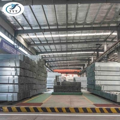 Gi Square Steel Pipe Fence Tube Tianjin Factory