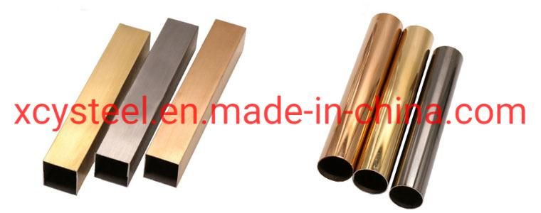 SUS 201 202 304 316 Stainless Steel Square Hollow Pipe Tube/Ss Tube Square for Building Materials
