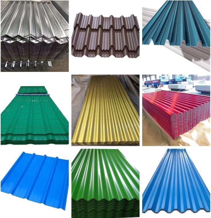 Galvanized Corrugated Steel Roofing Sheet Galvanized Roof Tile Zinc Roofing Tile in Zimbabwe