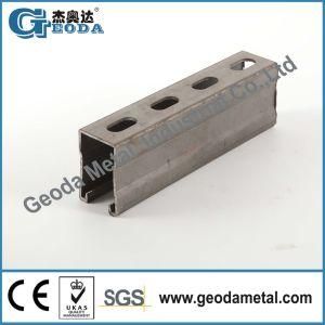 Galvanized Slotted Unistrut Channel /Plain Strut Channel (International standard)