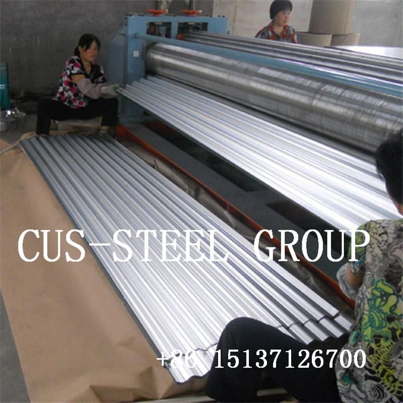 762mm ASTM A792 Australia Az150g Hot Dipped Corrugated Zincalume Roofing Sheet