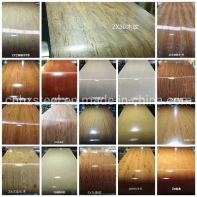 Wooden Coating Cold Rolled Steel Coils PPGI