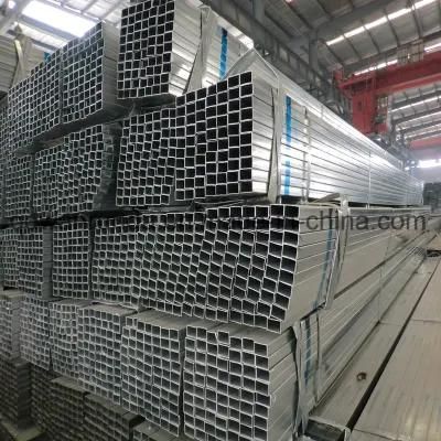 80X80mm Galvanized Steel Tube Use for Steel Structure