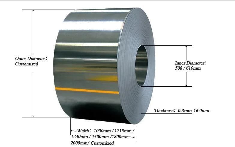 Hot Dipped Galvanized Mild Steel Coil with Spangle Gi Coil SGCC Steel