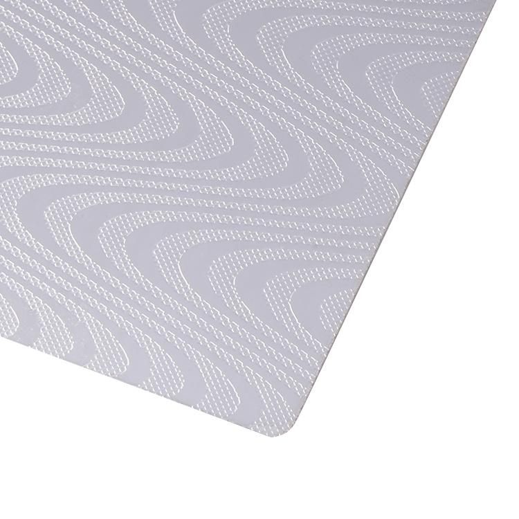 Grade 201 304 316 1219X2438mm Size Linen Pattern Embossed Surface Finished Stainless Steel Sheet