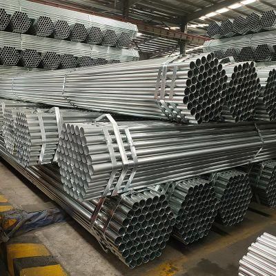 Hot DIP Galvanized Round Steel Pipe / Gi Pipe Pre Galvanized Steel Pipe Galvanized Tube for Construction