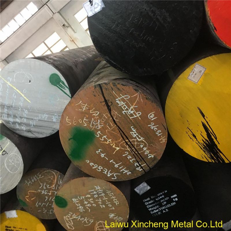 Scm430 / AISI 4130 Forged and Rough Turned Steel Round Bar