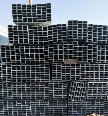 ASTM A36 100X100 Square Steel Pipe Weight Galvanized Square Pipe Shs Rhs 40X80 Gi Rectangular Square Hollow Section