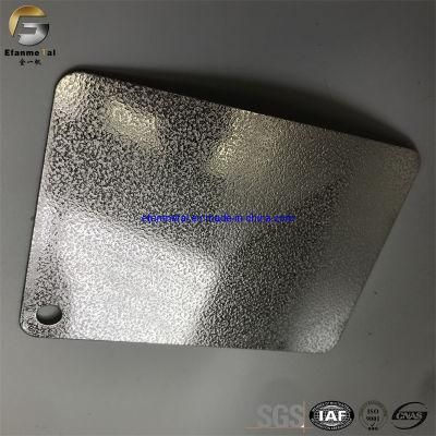 Ef204 Original Factory Decoration Projects Ceiling Silver Big Sand Embossed Stainless Steel Sheets