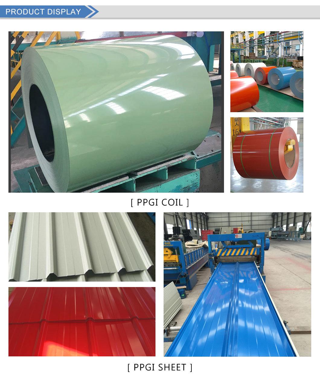 Prepainted PPGI/PPGL/SGCC/Sgce Corrugated Galvanized Steel Roofing Sheet