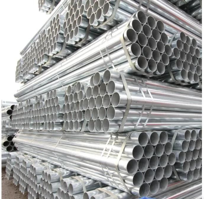 Top Quality Gi Steel Round Pipe Structural Pre-Galvanized Steel Pipe Greenhouse Galvanized Steel Pipe for Construction