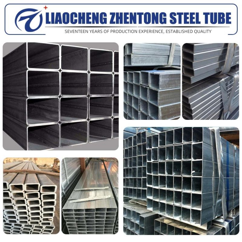 40X40 Square Tube Shs Hot Dipped Galvanized Square Steel Pipe