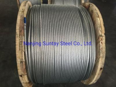 ASTM a 475 Class a B Ehs Guy Wire, 3 8 / 5 16 Inch Galvanized Steel Cable