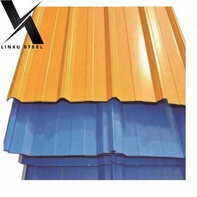 Hot Sale Color Corrugated S 900mm Width Prepainted Aluminum Zinc Steel Sheet and Color Coated Steel Corrugated Roofing for Walls
