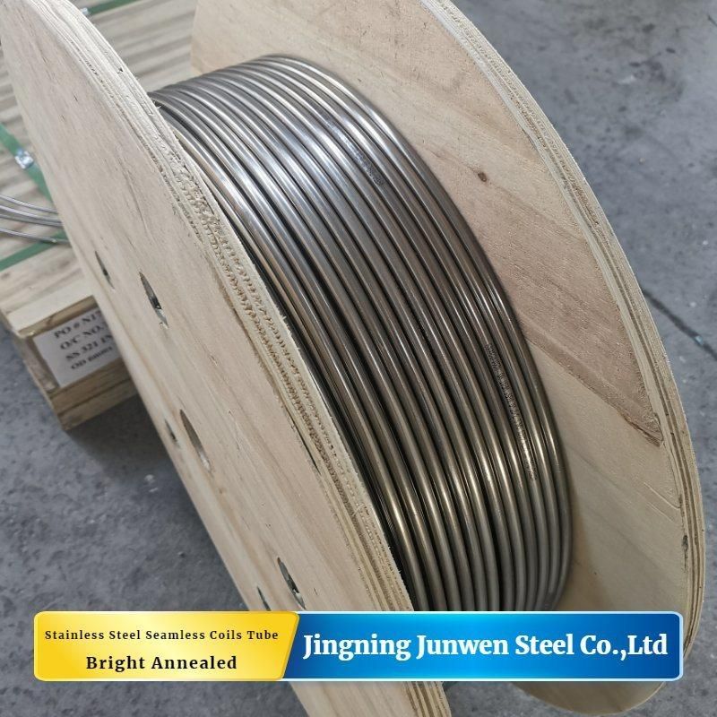 Duplex 2205 4.76mm-25.4mm Stainless Steel Tubing Coil