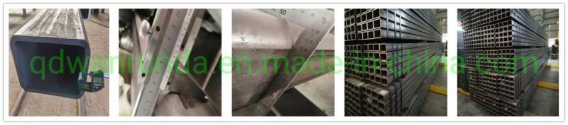 200X50X8mm Rectangular Steel Pipe Use for Machine Manufacturing