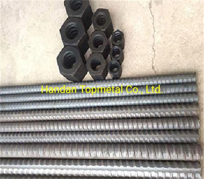 Solid Threaded Bar/Thread Screw Steel Bar/Full Thread Bar for Civil Construction and Geotechnical Engineering 40mm Psb500 Railway
