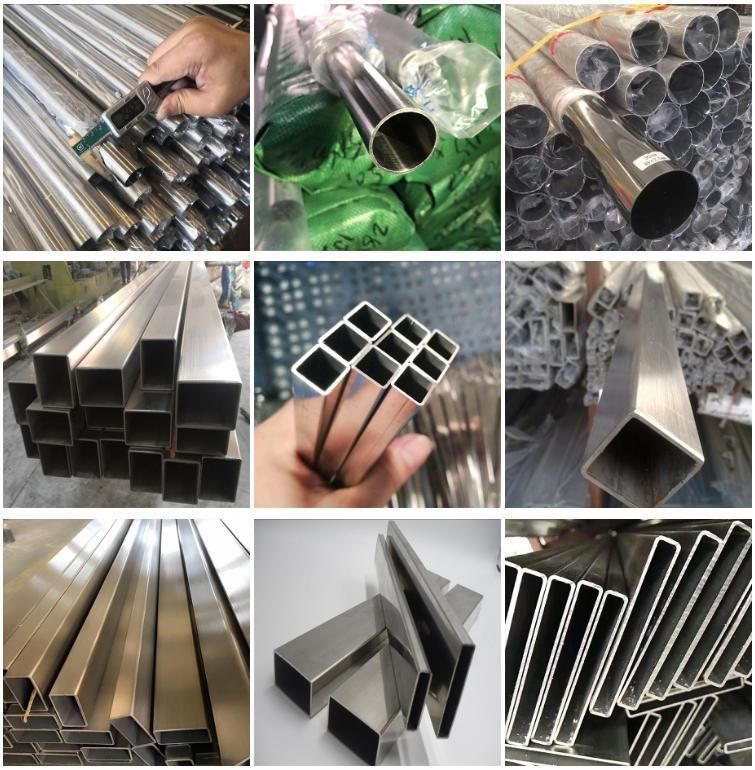 Manufacturer 304 321 316 301 310S Welded Stainless Steel Square Pipe