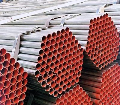 Wholesale ERW Carbon Steel Painted/Pre-Galvanized/HDG Water Pipe Round BS1387 Manufacture for Sale