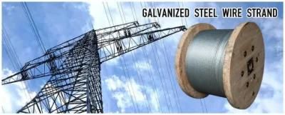 7/3.05mm BS183 Stay Wire Galvanized Steel Wire Strand for Overhead Conductor
