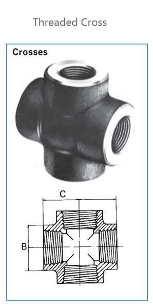 Pipe Fittings, Equal Cross, Reducing Cross. Alloy Steel, ASTM A234 Wp5, Wp9, Wp11, Wp22, Wp91