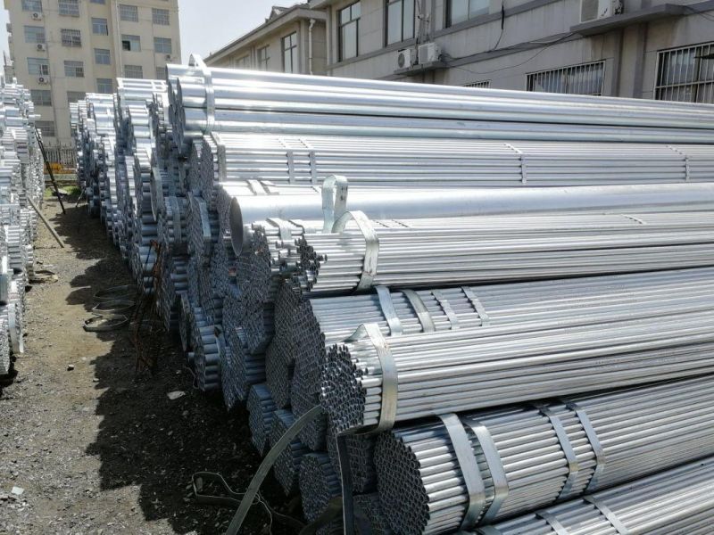 High Quality Q235 Q345 4inch Hot DIP Galvanized Round Steel Pipe Gi Pipe Pre Galvanized Steel Tube