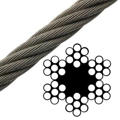 6X7 FC Bright/Stainless Steel /Galvanized Wire Rope Sand Line