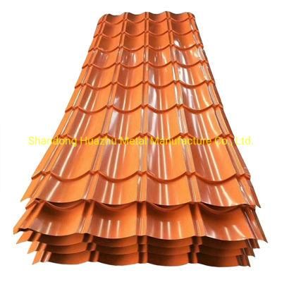 0.12mm Thickness ASTM A653 Prepainted Metal Galvanized Steel Color Coated Corrugated Roofing Sheets