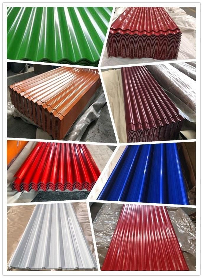 Dx51d 30 Gauge 800mm Corrugated Steel Roofing Sheet