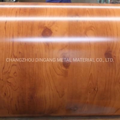 Prepainted Steel Wood Grain Steel Coil Used for Wall Panel