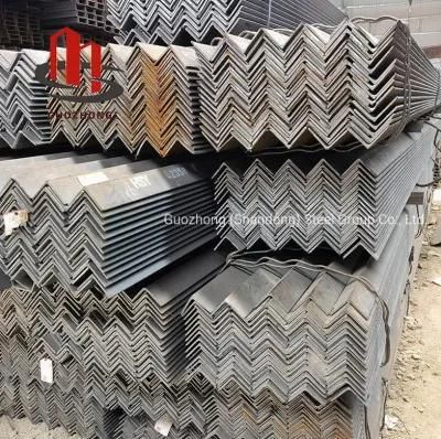 Hot Rolled St37 -2 S235jr or Q235 Galvanised or Black Structural Steel Angle Bar