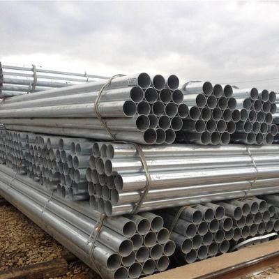 Hot ERW Welded Tfco Tianjin, China Galvanized Zinc Coating Pre-Galvanized Tube Steel Pipe
