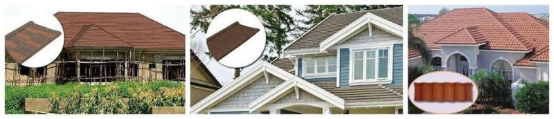 New Design Galvalume Tiles Style Color Stone Metal Roof Tile