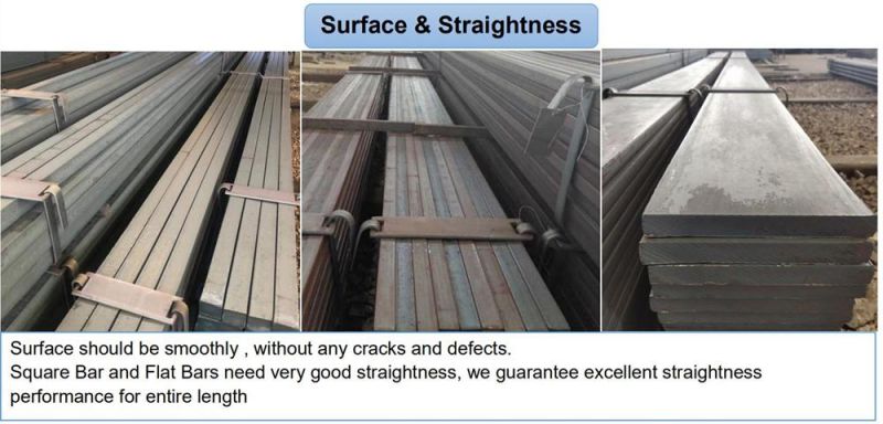 Mild Steel Production Flat Bar with Q195 Q215 Q235