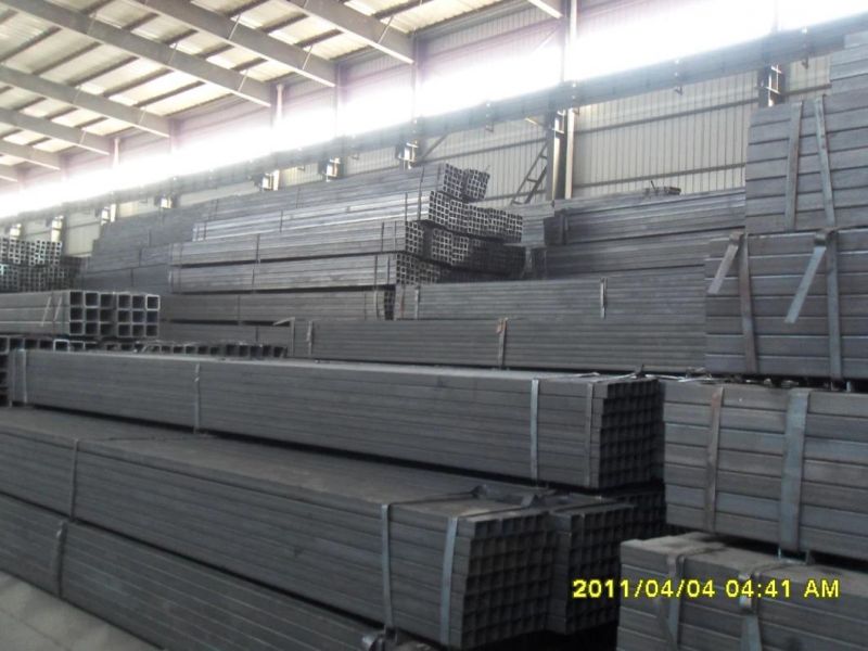 Factory Wholesale Black Square Steel Pipe Square Tube Hollow Section