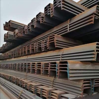 600X180mm 15.5mm Thickness Metal Building Material Hot Rolled U Type Steel Sheet Pile
