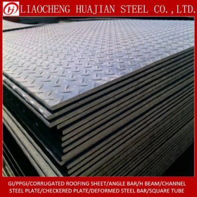 Black Mild Steel Plate Checkered Sheet in Stock