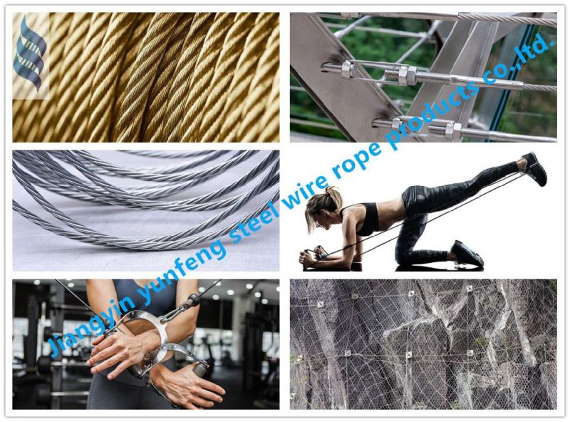 Gym Equipment Accessories Fitness Cable Gym Steel Wire Rope Terminals