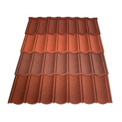 Metal Roofing Tile 0.40mm Stone Coated Roof with Custom Shingle Stone Coated Metal Roof Tile