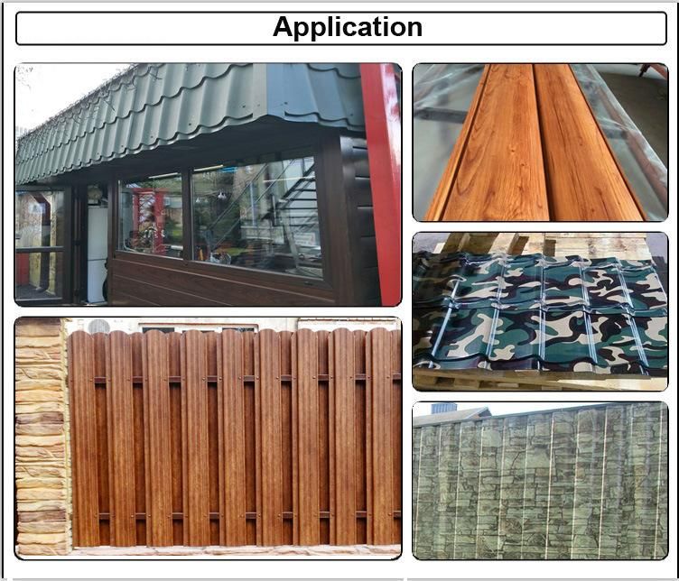 Az80 Wood Grain PPGI Steel Sheet for Building Materials