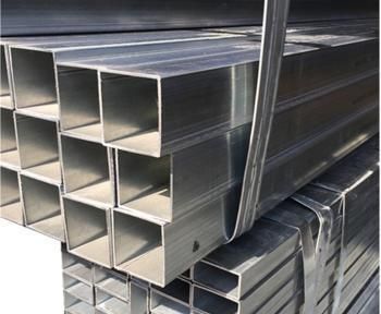 Low Carbon Black Steel Hot DIP Galvanized Square Tube/Rectangular Hollow Tubular Steel Pipe