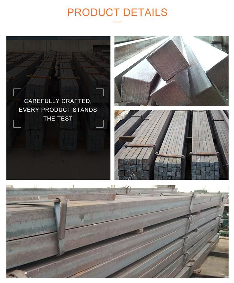 China Manufacturer Supply Good Quality Galvanized Steel Square Bar