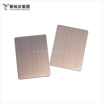 Hot Selling 201 304 304L 316 316L 430 444 Stainless Steel Hairline Rose Gold Surface Cold Rolled 2b