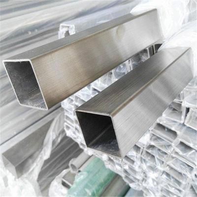 Steel Pipe 316L Stainless Steel 316 316L Rectangle Square Hl Hairline Welded Pipe